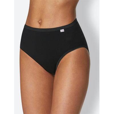Hüftslip SPEIDEL, Damen, Gr. 38, 4 Stk., schwarz, 92% Baumwolle, 8% Elasthan, Unterhosen