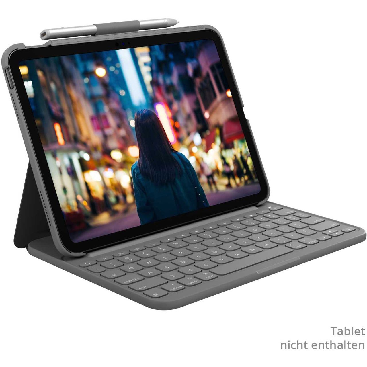 LOGITECH SLIM FOLIO FOR IPAD (10TH GEN) GREY - UK - INTNL-973