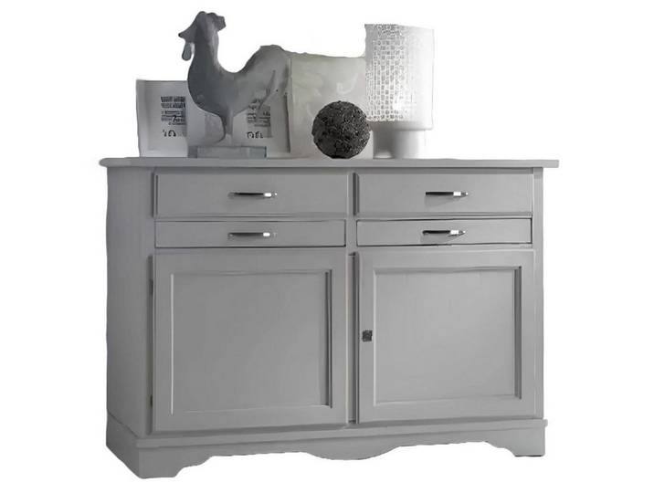 Xlmoebel Sideboard Echtholz Sideboard im italienischen Design mit edlen Details (Sideboard, 1 St., Sideboard), Hergestellt in Europa