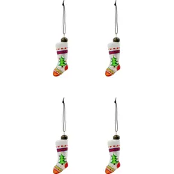 Stok Christbaumschmuck 9,5 cm, weiß, 4 St.