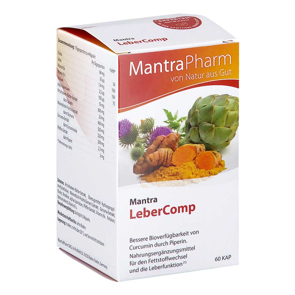 MantraPharm OHG Mantra Lebercomp Kapseln 19152994