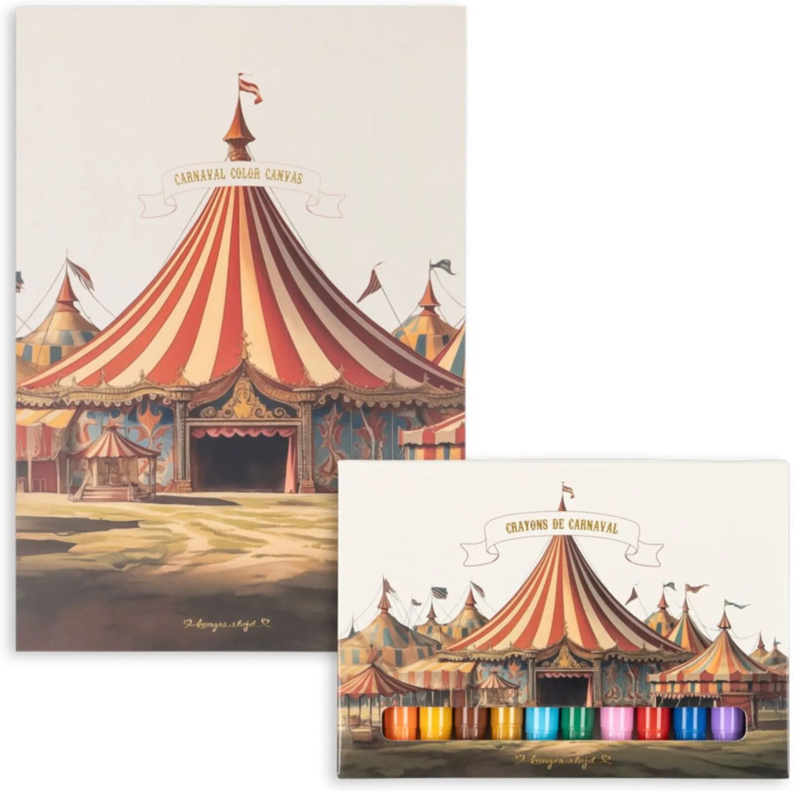 Konges Sløjd Cahier et feutres de coloriage Multicolore taille unique