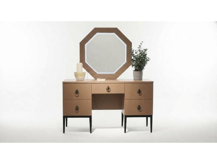 Xlmoebel Schminktisch Exklusiver Designer mit Spiegel - Luxuriös und Funktional (Schminktisch mit Spiegel, 1-St., mit Spiegel), Made in Europa