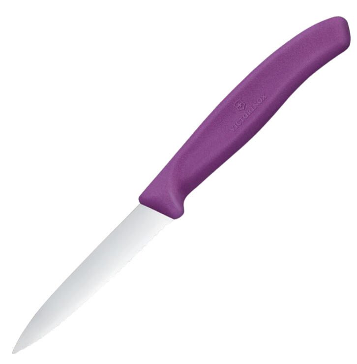 VICTORINOX Küchenmesser Swiss Classic silber, violett 6.7635.C1