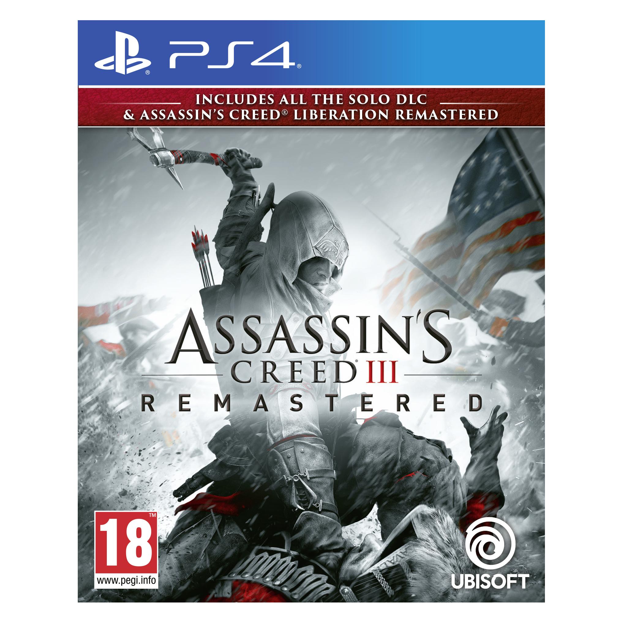 Ubisoft Assassin's Creed III (3) + Liberation HD Remaster (PS4, EN) (300107642)