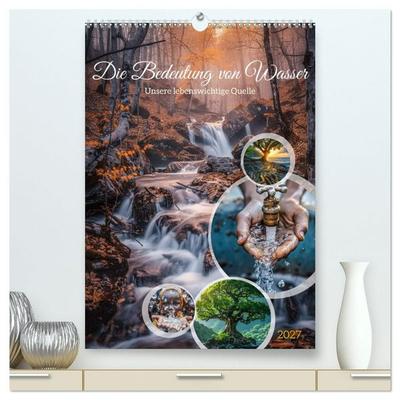 Die Bedeutung von Wasser (hochwertiger Premium Wandkalender 2027 DIN A2 hoch), Kunstdruck in Hochglanz
