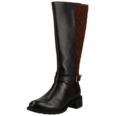 Stiefel ARA "Ara Stiefel Leder", Damen, Gr. 43, dunkelbraun, Leder, Schuhe Stiefel