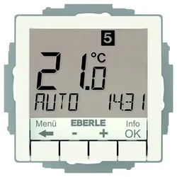 Eberle Controls UP-Uhrenthermostat UTE4800R-RAL9010-G55