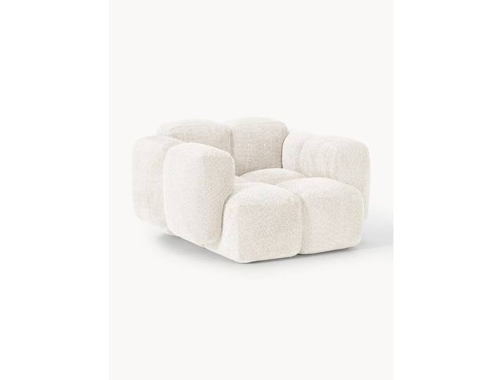 Teddy-Bouclé-Loungesessel Tayla