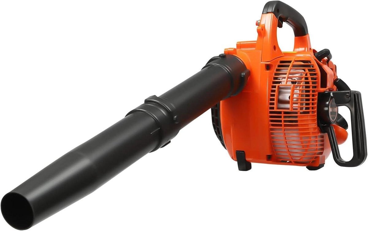 Benzine Bladblazer Oranje met Krachtige 2-takt Motor van 0.75kW voor Tuinonderhoud