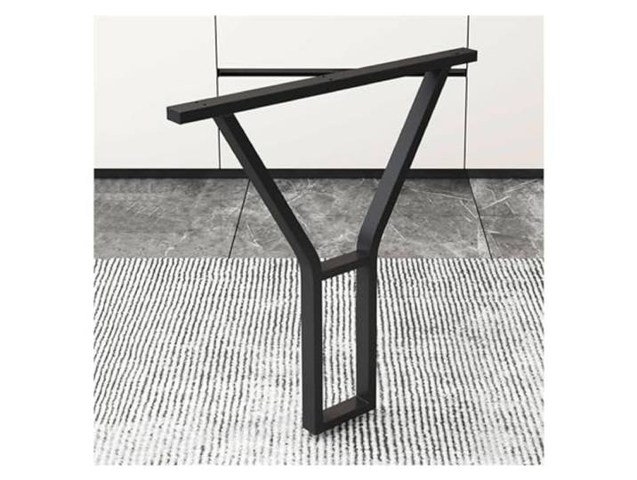 JIiopCFegh Tischbeine, DIY-Möbelbeine, industrielle Esstischbeine aus Gusseisen(Black,80X50cm)