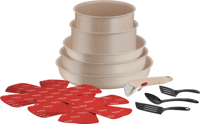 Tefal Set mit 17 Teilen Delight Ingenio L7839002, 17 Stk
