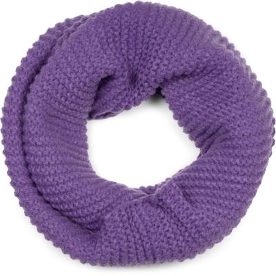 Loop STYLEBREAKER "Strick Loop Wellenmuster", Damen, lila (violett), Obermaterial: 100% Polyacryl PAN., Modisch, Modetücher Loop