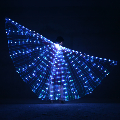ForAllApparel LED Light Luminous Clothing Ideal For Parties & Unique Gifts White M (115 149cm)