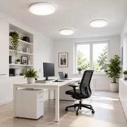 Weiße Superslim Philips myLiving LED Deckenleuchte ø55cm warmweißes Licht mit Eye Comfort & Dimmen in Stufen