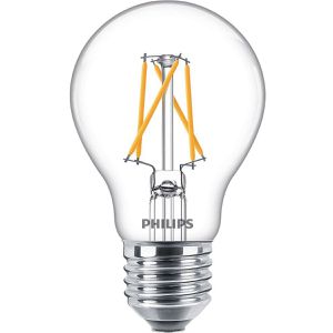 Philips LED-Lampe Scene Switch, E27, 7,5W ersetzt 60W, warmweiß, dimmbar
