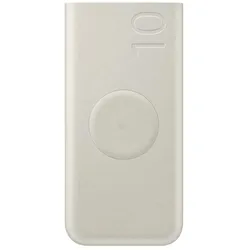 Samsung EB-U2510XUEGEU Powerbank 10000 mAh Kabelloses Aufladen Beige