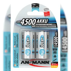 Ansmann maxE Baby C LR14 4500mAh NiMH Akku im 2er Blister