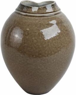 Sagebrook Home Callen Porcelain Vase, Brown
