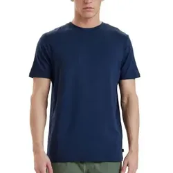 Resteröds Bamboo Crew Neck Marine Medium Herren