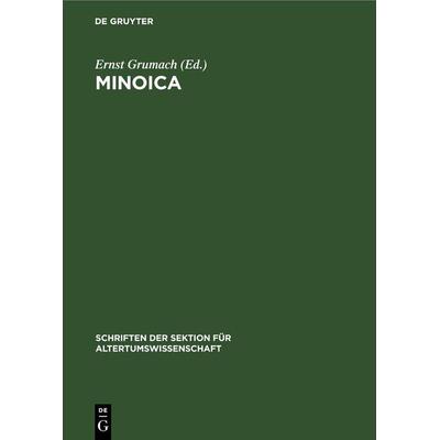 Minoica, Gebundene Ausgabe von , De Gruyter, 978-3-11-257377-8
