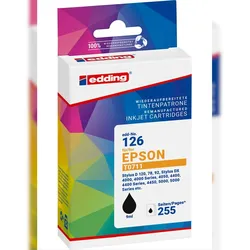 edding Tintenpatrone ersetzt Epson T0711/T0891 black