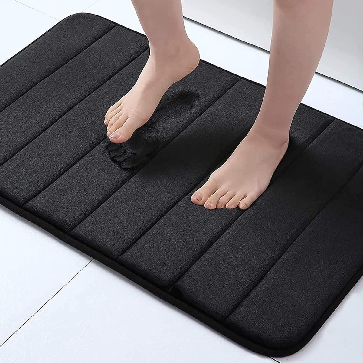 Absorberende antislip badmat van traagschuim, 50 x 80 cm