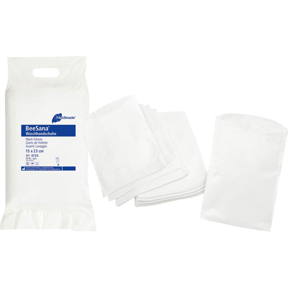 Meditrade GmbH Beesana Waschhandschuh Molton soft 05529001