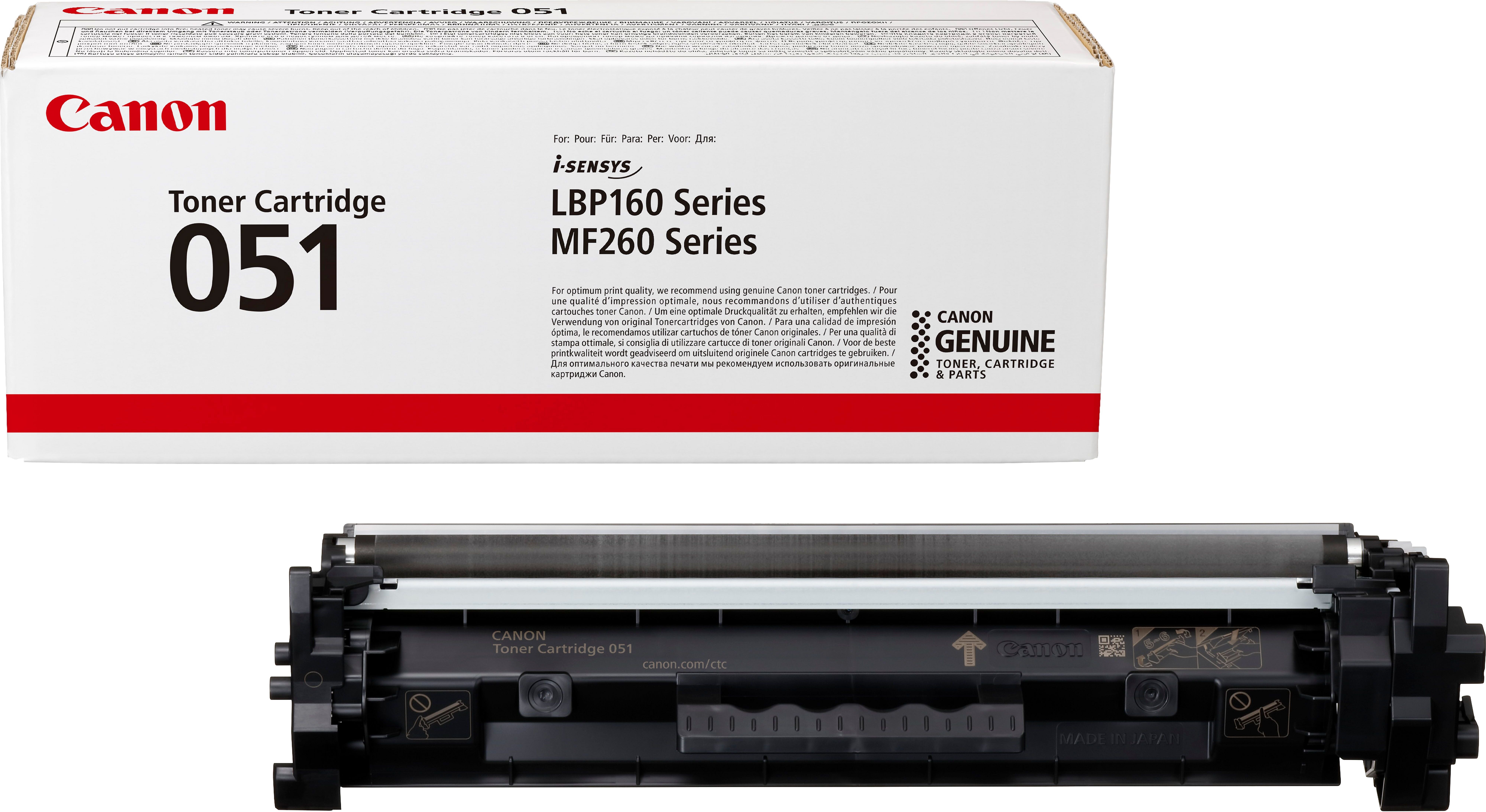 Canon 051 Black Toner Cartridge - Standard (1,700 pages)