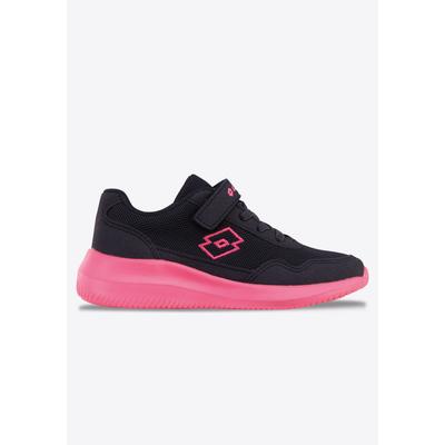 Sneaker LOTTO, Mädchen, Gr. 26, Textil, bunt (navy, pink), Synthetik, Textil, Schuhe Sneaker, in kinderfußgerechter Passform