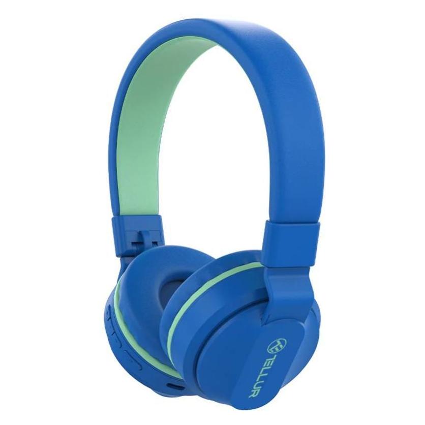 Tellur Buddy Bluetooth Over-Ear Headphones Blue (TLL511501)