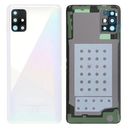 Samsung Battery Cover für A515F Galaxy A51 - prism crush white (Samsung Galaxy A51) (GH82-21653A)