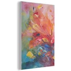 AKUSTIKBILD Ölgemälde - Kunst - Abstrakt - Farbenfroh Wanddeko 60x90 cm