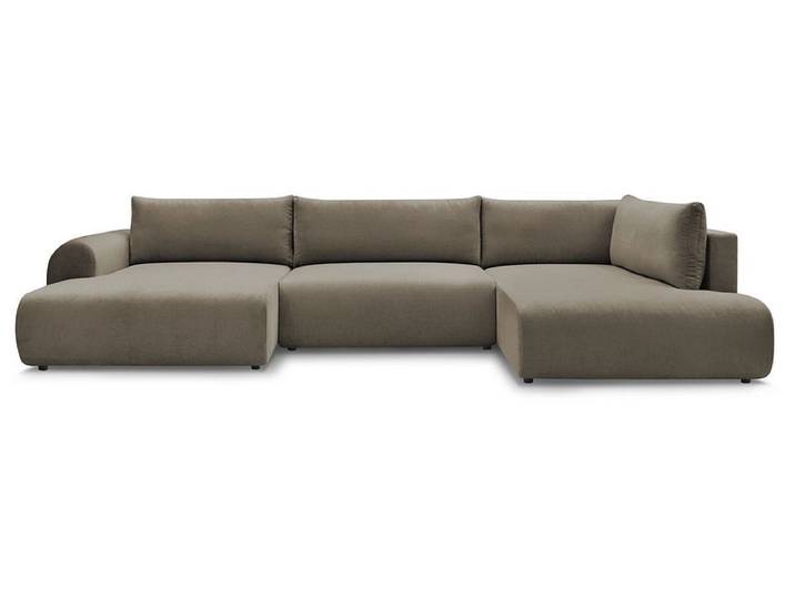 Wohnlandschaft BOBOCHIC LUCIEN Stoff taupe