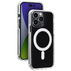 BigBen Handy-Cover MagSafe Hybrid Case für iPhone 14 Pro transparent