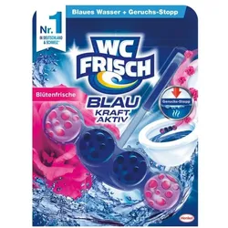 WC FRISCH Blau Kraft-Aktiv Duftspüler »Blütenfrische« blau