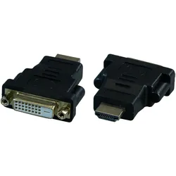 EFB EB470V2 HDMI™-DVI Adapter, HDMI™-A auf DVI-D 24+1, St.-Bu., schwarz