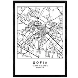 POSTER Sofia Nordischen Stil A4 Rahmenlos