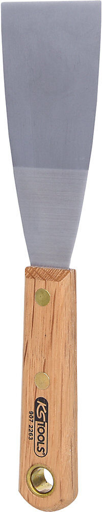 Edelstahl-Spachtel, Breite 50 mm, Holzgriff KS Tools