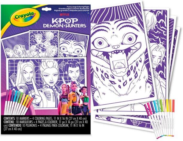 KIT CRAYOLA K-POP MAXI 4PG + MARC