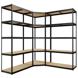 CLP 3er Regalsystem   Farbe: schwarz