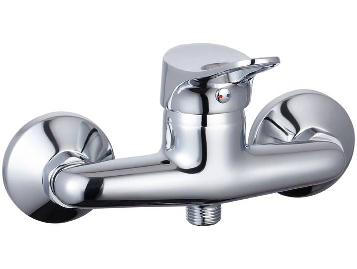 Duscharmatur EISL VERONA , silber (chrom), B:17,5cm H:12,2cm, Messing, Armaturen, Duscharmatur, Wasserhahn Bad, Mischbatterie Dusche in Chrom