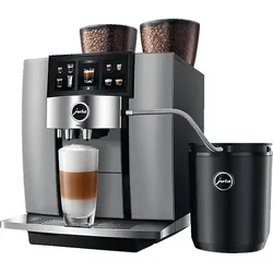 JURA GIGA W10 Premium-Vollautomat für Premium-Arbeitsplätze, Kaffeevollautomat Diamond Silver