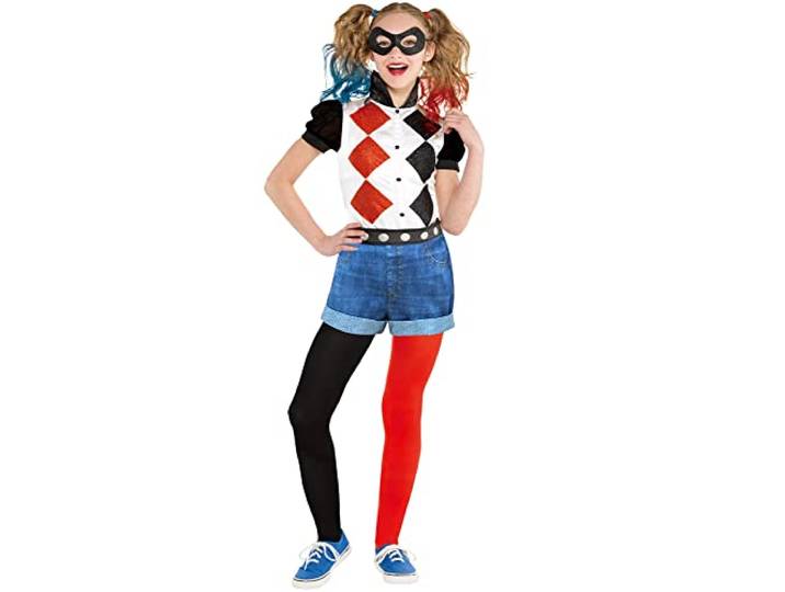 amscan Childs Klassiek Harley Quinn verkleedkostuum DC Comics (10-12 jaar)