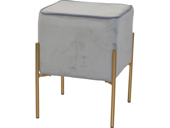 Sitzhocker INOSIGN Liano , grau, H:47cm T:36cm, Hocker, Sitzhocker