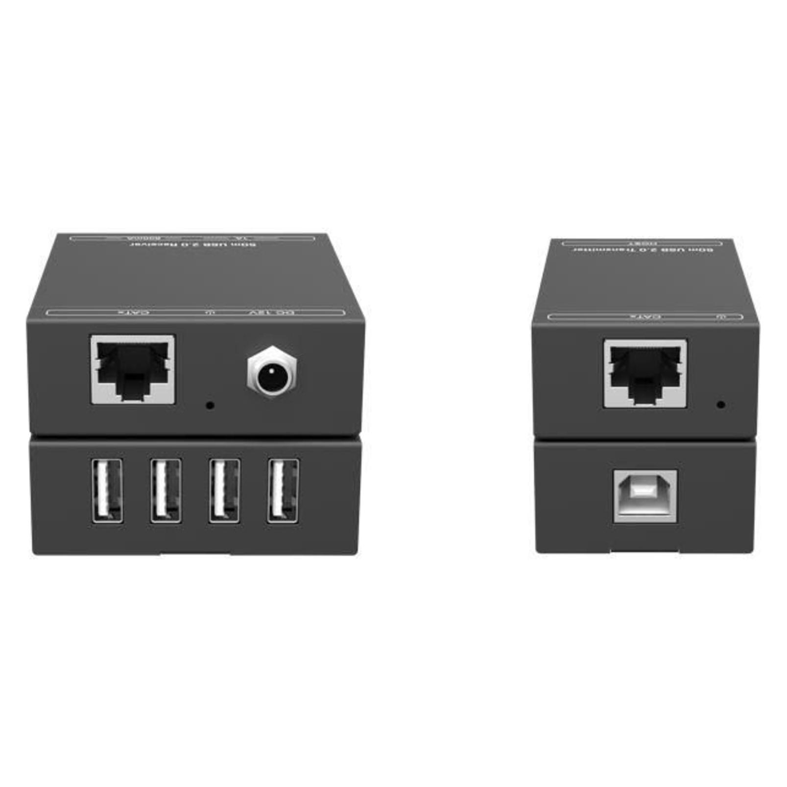 Vivolink USB 4-Port Extender kit via (VLUSBEXT50)