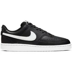 NIKE Damen Freizeitschuhe WMNS COURT VISION LOW, Größe 40 1⁄2 in Schwarz Schwarz