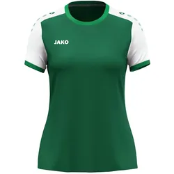JAKO, Damen, Sportshirt, Trikot Dynamic KA Damen (42, 44), Mehrfarbig, Weiss, Grün