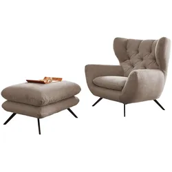 SESSEL CHARME Taupe Cord