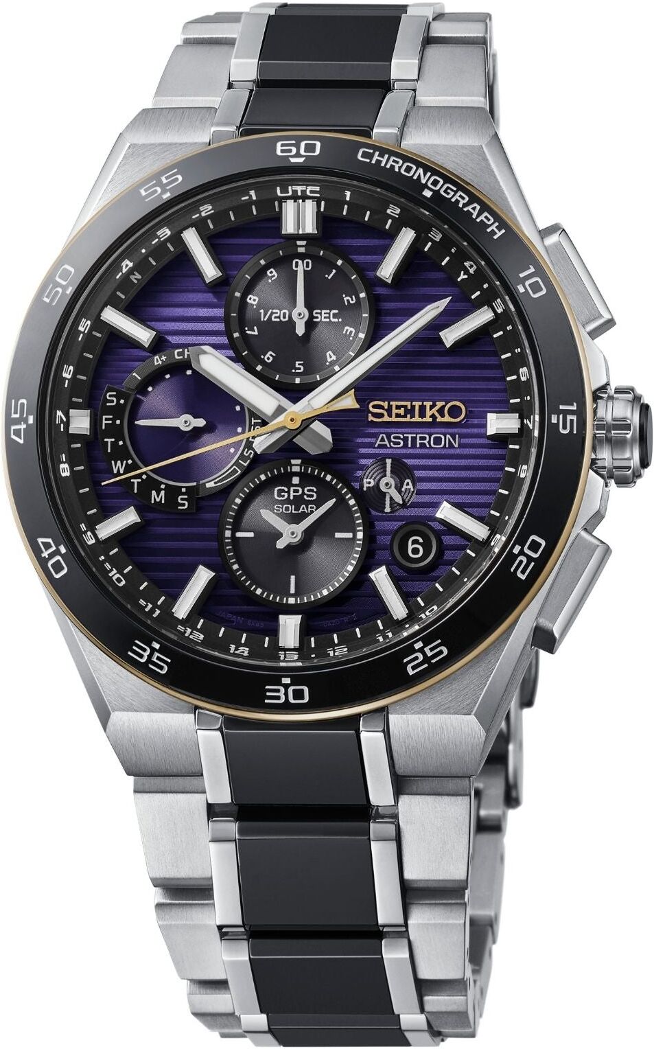 Seiko Astron GPS Solar Dual Time Chronograph 145th anniversary rannekello,